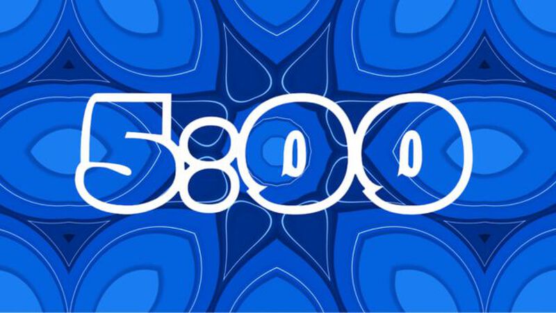 Blue Mosaic Countdown